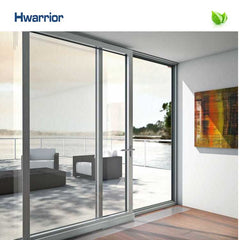 Good quality with fashion design and affordable price aluminium frame double glazing sliding door on China WDMA