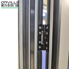 Good selling good wind pressure resistance ORVILLE folding glass door on China WDMA