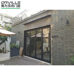 Good selling good wind pressure resistance ORVILLE folding glass door on China WDMA