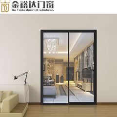 Guangdong foshan factory supply narrow narrow side sliding door frame kitchen aluminum frame glass door on China WDMA