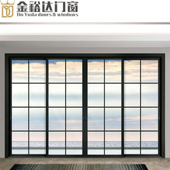 Guangdong foshan factory supply narrow narrow side sliding door frame kitchen aluminum frame glass door on China WDMA