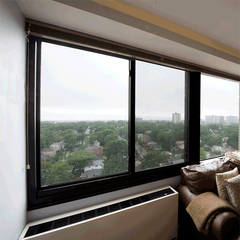 Guangzhou aluminum windows doors aluminium double glazed sliding window on China WDMA