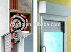 Guangzhou electric roller shutter windows, new iron grill window door designs on China WDMA