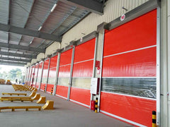 Guangzhou manufacturers high-speed PVC screen rapid rolling safety industrial door with the remote control on China WDMA