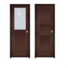 high quality interior swinging double pvc doors double swing door tempered glass bathroom design upvc door and window on China WDMA