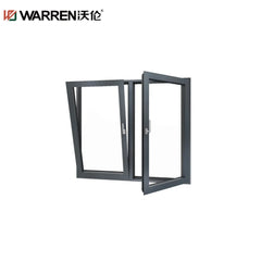 28x48 Casement Aluminium Double Glazing Blue Double Hung Window Price