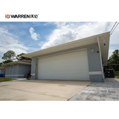 Warren 20ft x 8ft Garage Door Freestanding Garage Door With Side Windows 5x8 Garage Door