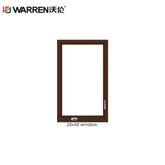 28x48 Window Aluminium Frame Glass Window Price Double Pane Insulated Windows