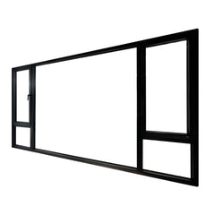 WDMA European style high energy efficient passive housing aluminum thermal window