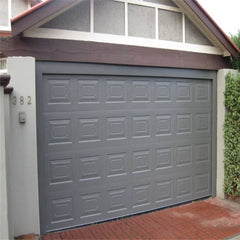 China WDMA Customized modern design steel garage doors with pedestrian door