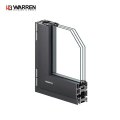 WDMA 35x47 Window Standard Double Glazed Windows Aluminum Top Hung Casement Windows