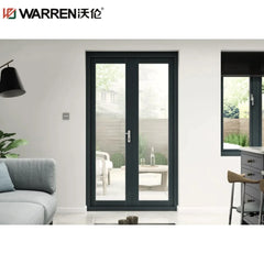 WDMA 96 Inch Interior Doors Out Swinging Doors Interior Doors 28x80 French Glass Aluminum Double