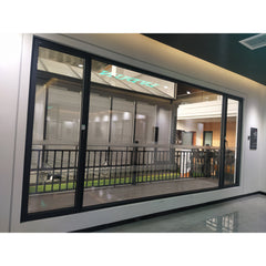 WDMA Sound insulation double-layer safety glass door narrow frame sliding doors and windows