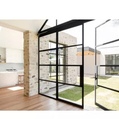 56x80 Exterior Tempered Insulated Glass Aluminum French Casement Doors