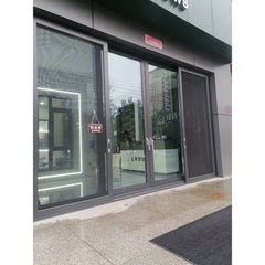 WDMA Aluminum double glass Soundproof lift-sliding door exterior accordion door