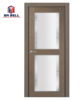 Simple Decorative Door Design Wooden Veneer Mdf with Glass Internal Single Swing Open Style Interior Doors on China WDMA