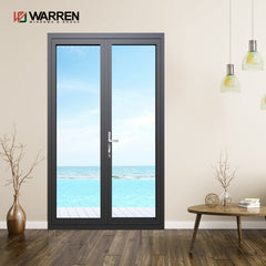 Factory Sale Double Glass Heat Insulation Patio French Hinged Door Aluminum Doors