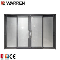 Aluminum bifold sliding door glass sliding door system manual slide