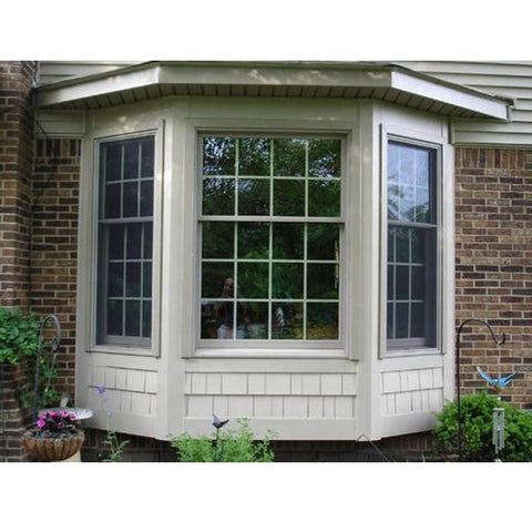 Garden Yard Aluminium Casement Recurve Bow Window Cushion Bay Windows For Sale