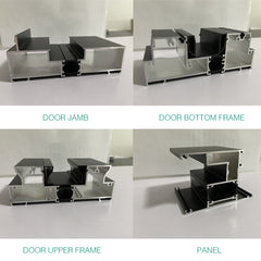 WDMA 96 sliding patio door heavy duty aluminium lift