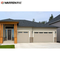 Warren 12x8 Garage Door Smart Garage Door Automatic Garage Door Aluminum Glass Modern