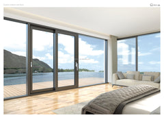 WDMA  12 foot sliding glass door aluminium sliding door