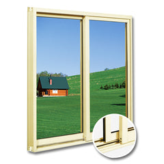 WDMA Double Glazed Tempered Clear Glass Interior Aluminum Frame Sliding Windows