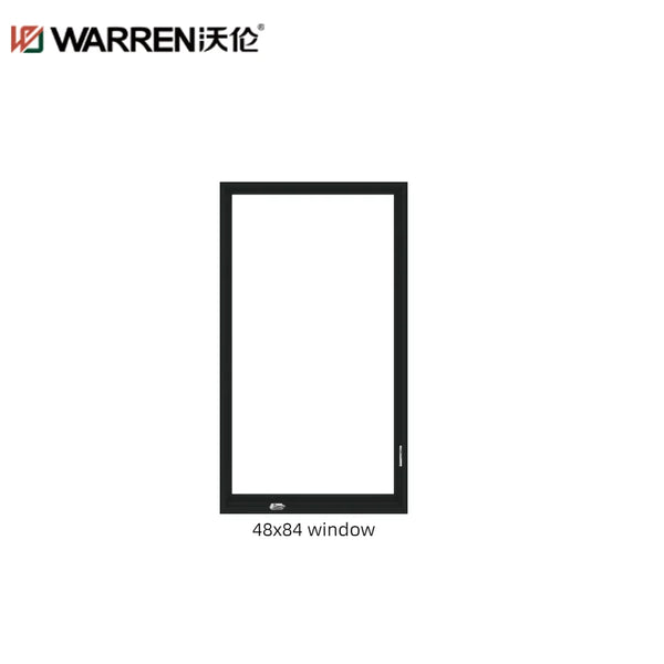 48x84 Window Aluminium Open Window Energy Efficient Double Glazing Window