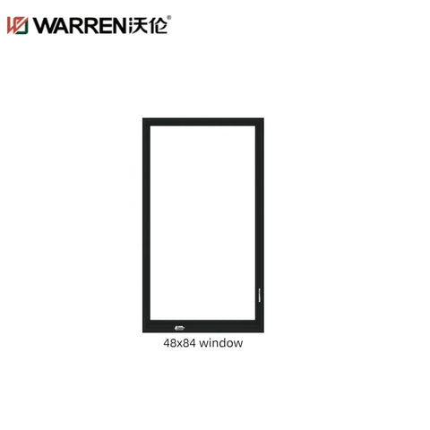 48x84 Window Aluminium Open Window Energy Efficient Double Glazing Window