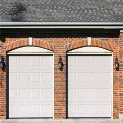 China WDMA black aluminum benefit glass sectional garage double garage doors wooden