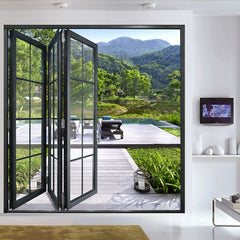 Customized aluminum bifold sliding door