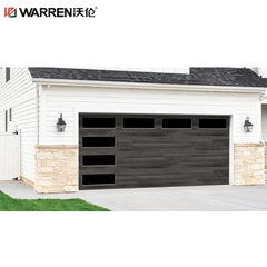 Warren 15x10 Tempered Clear Glass Garage Door Modern Glass Garage Doors For Sale Aluminum And Glass Garage Door Price