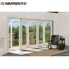 Warren 36x80 Bifold Doors Stained Glass Bifold Doors Single Bifold Door Folding Aluminum Patio