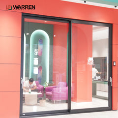 China Custom Made High Quality Double Glass Aluminum Sliding Door Dual Rail Slim Lift And Sliding