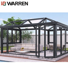 Customized winter garden aluminum glass house thermal insulation sunroom