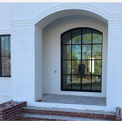 WDMA  commercial double steel doors exterior cast iron window factory brass casement windows iron window steel profile