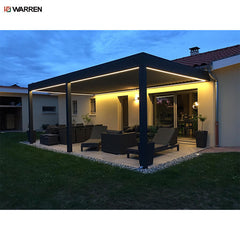 Warren retractable aluminum bioclimatic pergola