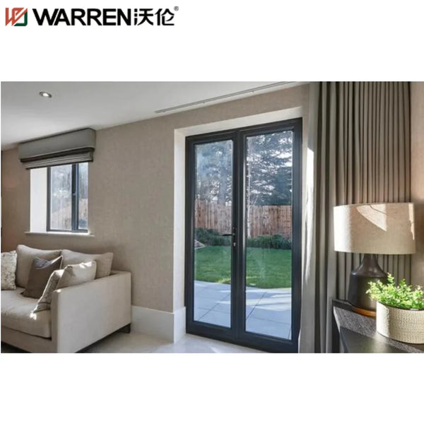 Warren 24x78 French Aluminium Double Glazing Gray Double External Door Near Me