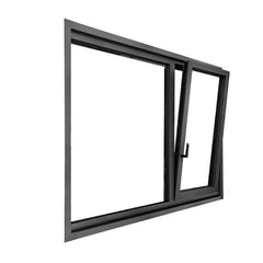 28x64 Aluminum double glass casement window color customized good quality for sale