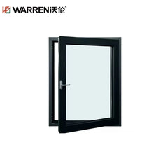 28x48 Casement Aluminium Double Glazing Blue Double Hung Window Price