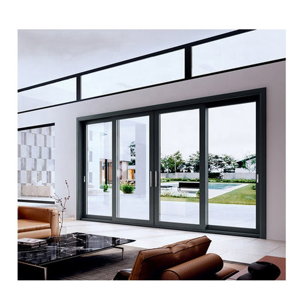 French Doors Interior Sliding High Quality Commercial System Safety Glass Triple Sliding Glass Patio Doors Sliding Cubicle Doors