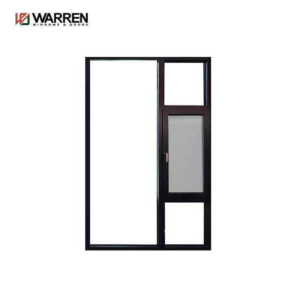 23x65 casement window with stainless steel flyscreen weather strip