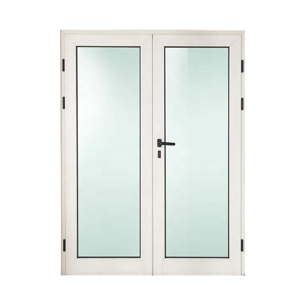 Interior aluminum casement door with double glass customized size on China WDMA