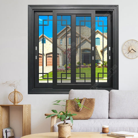 aluminum alloy tempered glass sliding window