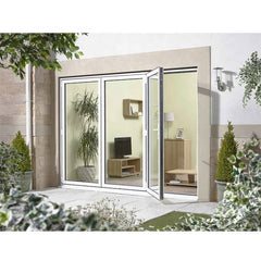 China Factory Supplier Outdoor Glass Aluminum Folding Sliding  Patio Door Price