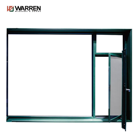 Window Double Pane Protection Hurricane Impact Open Out Aluminum Windows Casement Window