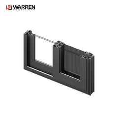 60x36 window American Grill Design Kitchen Storm Hurricane Impact Aluminium Sliding Window Door