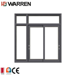 Custom powder coated wood grain aluminum sliding window