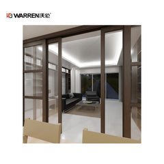 Kitchen sliding door aluminum interior slide door system