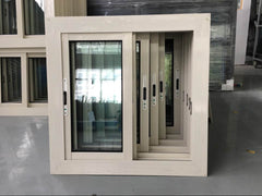 WDMA Modern Design PVC Small Sliding Window Double Glazed Glass Soundproof White Vinyl Window Customized Sizes